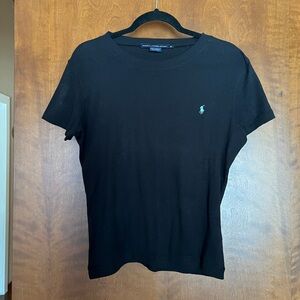 Ralph Lauren Sport Black Tee with Mint PonyTags